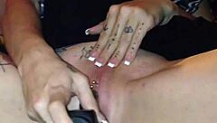 fucking my pussy with dildo, so intense 😈