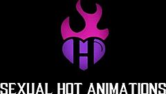 Best animated POV scenes! Hot hentai licking and fingering!