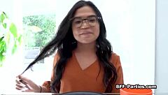 Dinner turns into steamy interracial foursome with rimjobs