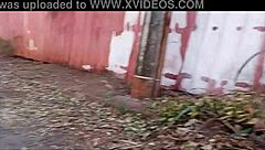 거리에서 뜨거운 브라질 10대 18+ 데려와 숲에서 인종간 섹스