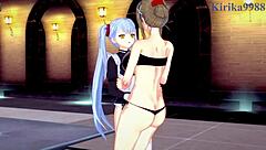 Sagiri Sakurai and Chitose Kisaragi and Ruri Hoshino in Super Robot Wars T & V & Martian Successor Nadesico