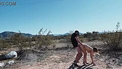 i got wild having sex by the road in the desert