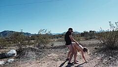 i got wild having sex by the road in the desert