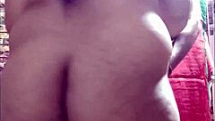 Just standing there, banging hard until the finish