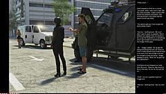 In Big Apple, Small Gesture episode 24, the 3D cartoon characters engage in intimate acts