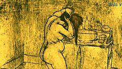 Vintage erotic drawings collection