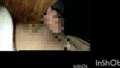 I filmed my Japanese amateur girlfriend giving blowjob and handjob outdoors