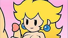 paper peach hand job animation by peachypop34 is so fun 😊