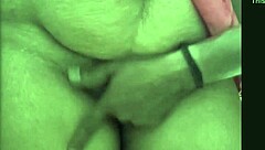 Just standing there, banging hard until the finish