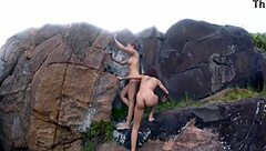 Walk With Them In Public Outdoors With Big Natural Tits