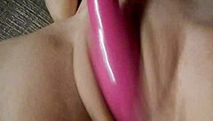 Wife cums hard with vibrator
