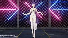 Raiden Mei in Chinese Dress Shakes Her Sexy Curves