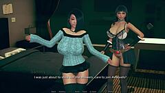 polyturnon 4 with curvy tits and cute outfit