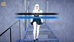 polyturnon 4 with curvy tits and cute outfit