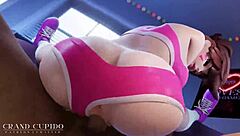 超爱狂干D.Va湿逼干到发疯