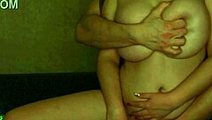man, seducing my girlfriend with big breasts, caressing her on camera at luxuryorgasm!