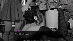 Exclamatory-Provocative Nurse Cora and Lemon in WILD GROUP SEX at Dusklight Manor!