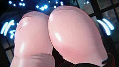 ruan mei gets naughty in this steamy hentai clip tonight