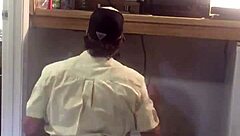 Gay plumber caught with dildo