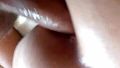 well-endowed guy suggestively and nicely putting in friend's little ass