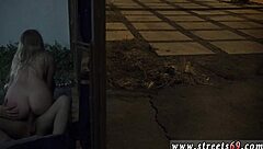 Arrested bondage doll cums from bdsm and public sex