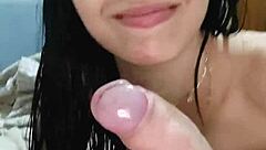 just a yummy blowjob after class, caught in pov style