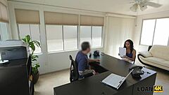 douce abby fucks a stranger for cash on loan4k 😏💰