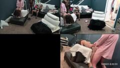 Amateur Swingers In Sexy Lingerie Pussy Fucked In Group Sex