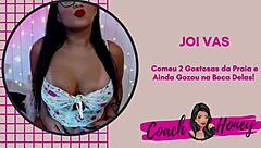 comeu 2 beach hotties in an exciting african game