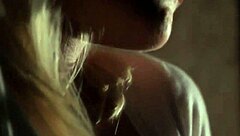 European Babe Rips Clothes Off in Seductive Striptease