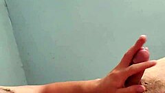 young guy toys with cock and flashes tight ass for fun