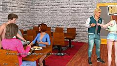 blonde with big tits and ass in 3d anime hentai game