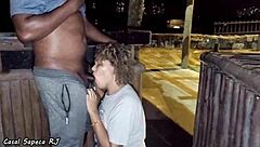 Man, had to give a public blowjob just for a glass of water at the kiosk! 😅