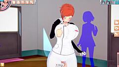 gwen tennison squirts hard in anime game