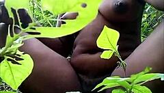 I'M Tribal African, Fingering Myself In The Wood With Toys