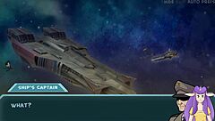 Star Chanel battles in space with big tits