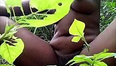 I'M Tribal African, Fingering Myself In The Wood With Toys