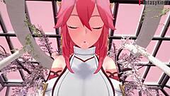 Yae Miko fucks in Genshin Impact