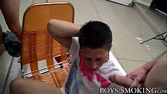 Wesley Marks and Rad Matthews Lead Cigar Smoking Orgy with Twink Group