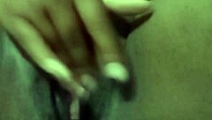 Naughty friend gets shaved pussy licked and masturbates