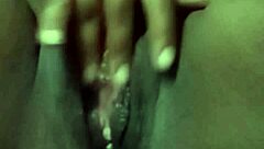 Naughty friend gets shaved pussy licked and masturbates