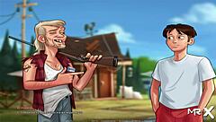 Summertime Saga: the shaking barn hides uncensored big ass action