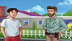 Summertime Saga: the shaking barn hides uncensored big ass action