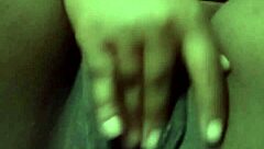 Naughty friend gets shaved pussy licked and masturbates