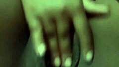 Naughty friend gets shaved pussy licked and masturbates