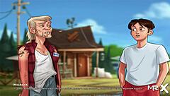 Summertime Saga: the shaking barn hides uncensored big ass action