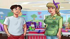 Summertime Saga: the shaking barn hides uncensored big ass action