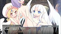 What if big tits from this anime hentai game make you question your desires in balキリー キューピッド?