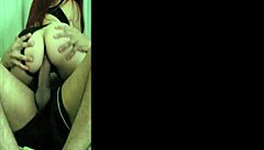 Young white girl sitting on dick, friend cums inside, sister records