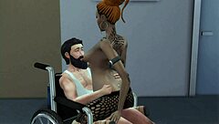 Invalid Wants Sex A Tattooed Girl Has Sex With An Invalid